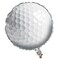 Party Central Sports Golf Ball Metallic Party Balloons - 18" - Pack of 10